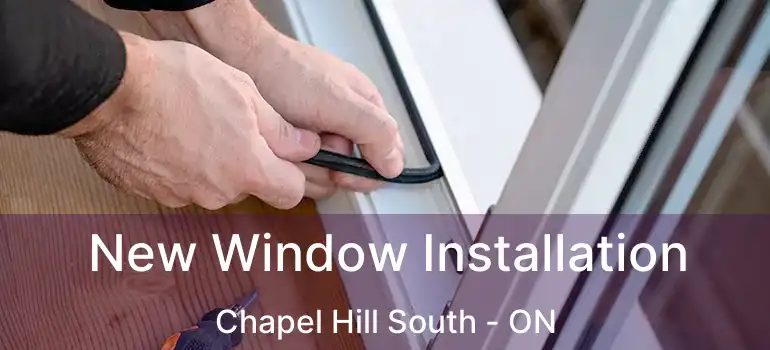 New Window Installation Chapel Hill South - ON