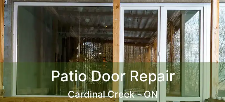  Patio Door Repair Cardinal Creek - ON