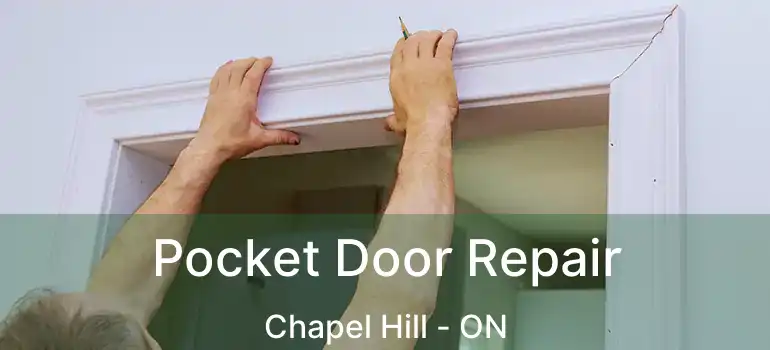  Pocket Door Repair Chapel Hill - ON