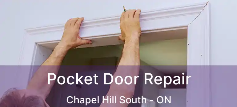  Pocket Door Repair Chapel Hill South - ON