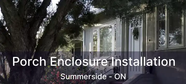  Porch Enclosure Installation Summerside - ON