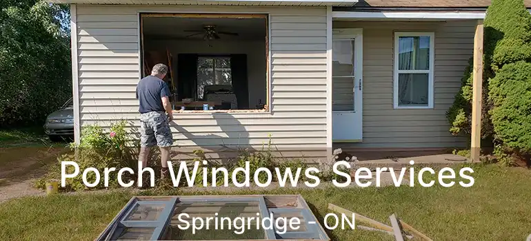  Porch Windows Services Springridge - ON