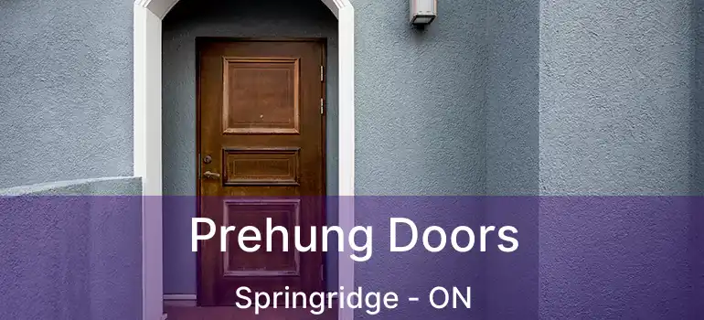  Prehung Doors Springridge - ON