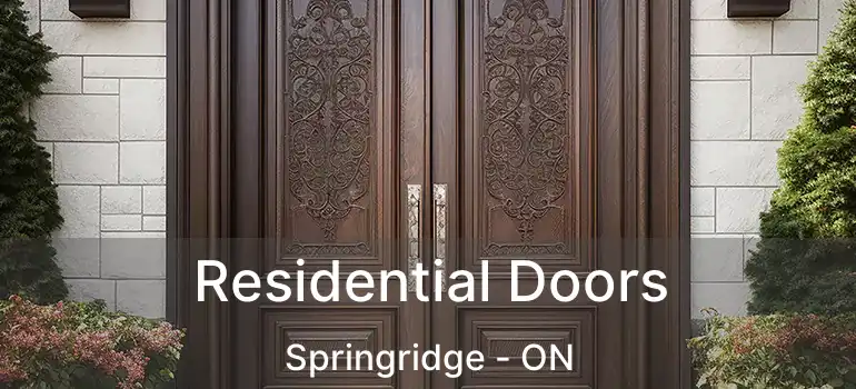  Residential Doors Springridge - ON