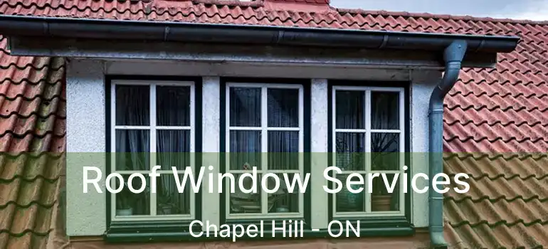  Roof Window Services Chapel Hill - ON