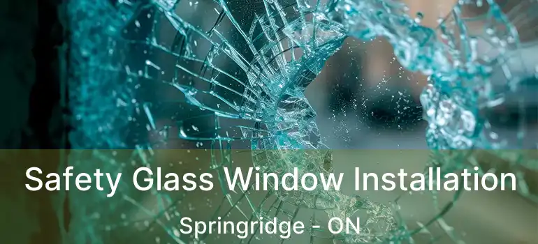  Safety Glass Window Installation Springridge - ON