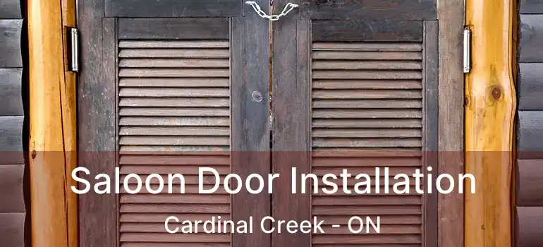  Saloon Door Installation Cardinal Creek - ON
