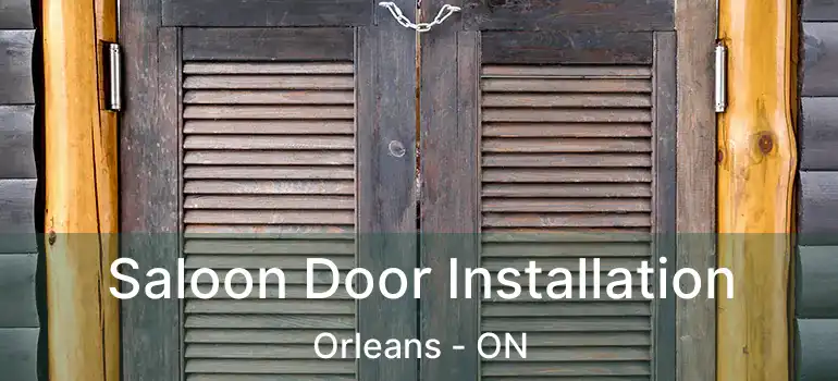  Saloon Door Installation Orleans - ON