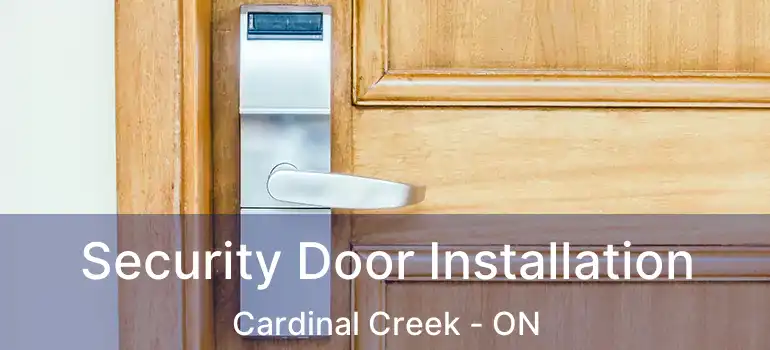  Security Door Installation Cardinal Creek - ON