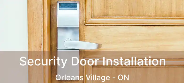  Security Door Installation Orleans Village - ON