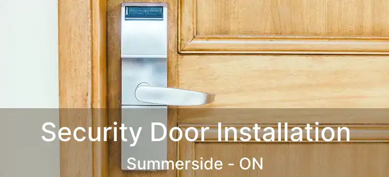  Security Door Installation Summerside - ON