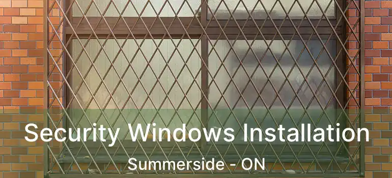  Security Windows Installation Summerside - ON
