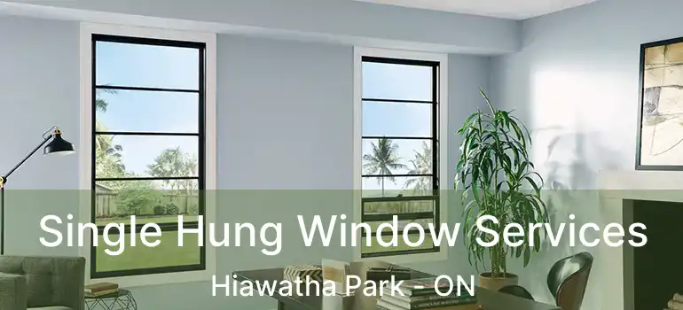  Single Hung Window Services Hiawatha Park - ON