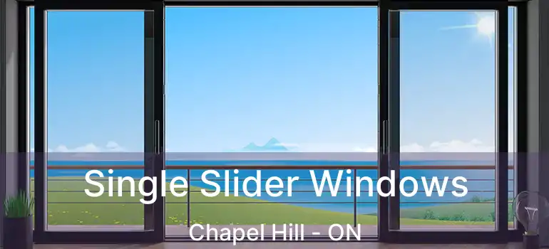  Single Slider Windows Chapel Hill - ON