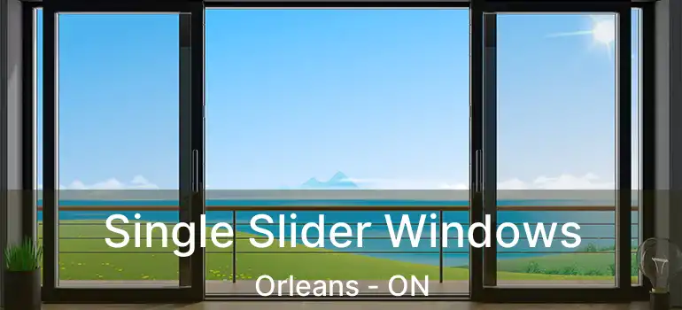  Single Slider Windows Orleans - ON