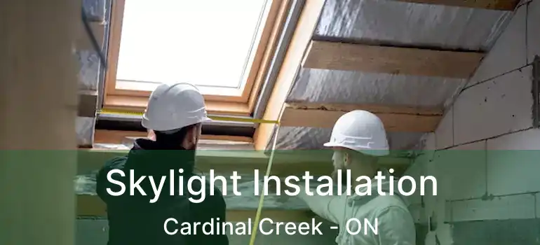  Skylight Installation Cardinal Creek - ON