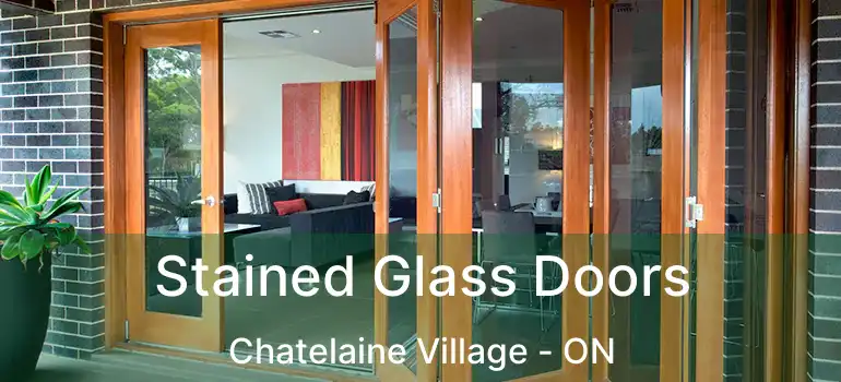  Stained Glass Doors Chatelaine Village - ON