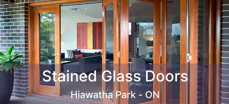  Stained Glass Doors Hiawatha Park - ON