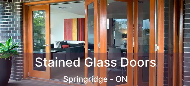  Stained Glass Doors Springridge - ON