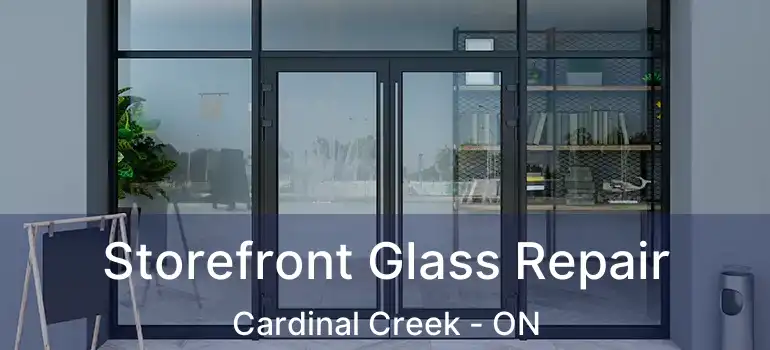  Storefront Glass Repair Cardinal Creek - ON