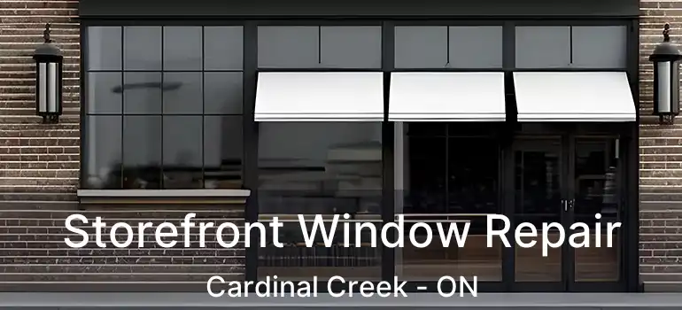  Storefront Window Repair Cardinal Creek - ON