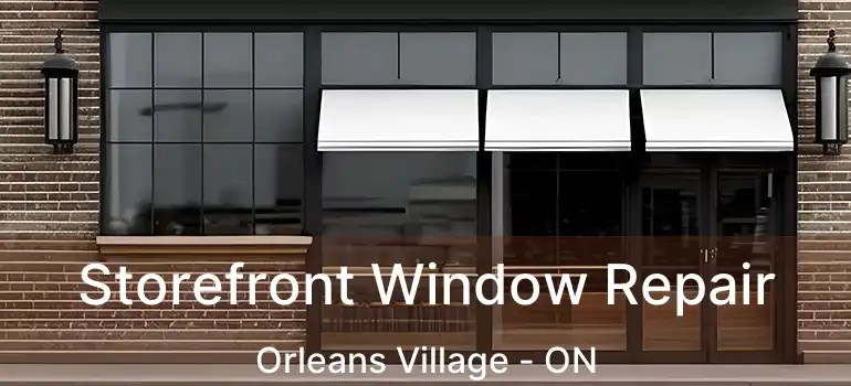  Storefront Window Repair Orleans Village - ON