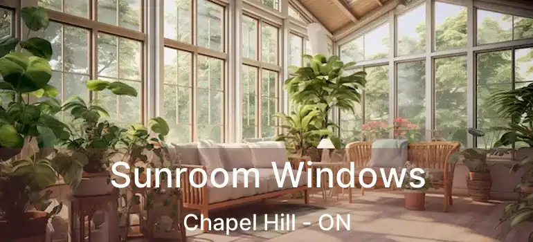  Sunroom Windows Chapel Hill - ON