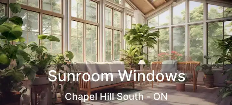  Sunroom Windows Chapel Hill South - ON