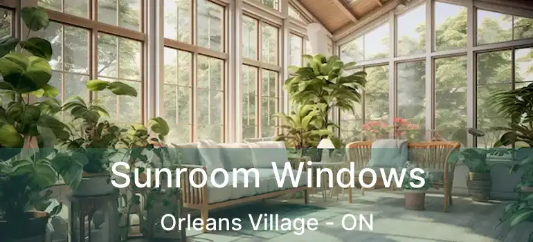  Sunroom Windows Orleans Village - ON