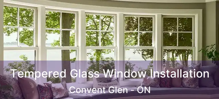  Tempered Glass Window Installation Convent Glen - ON