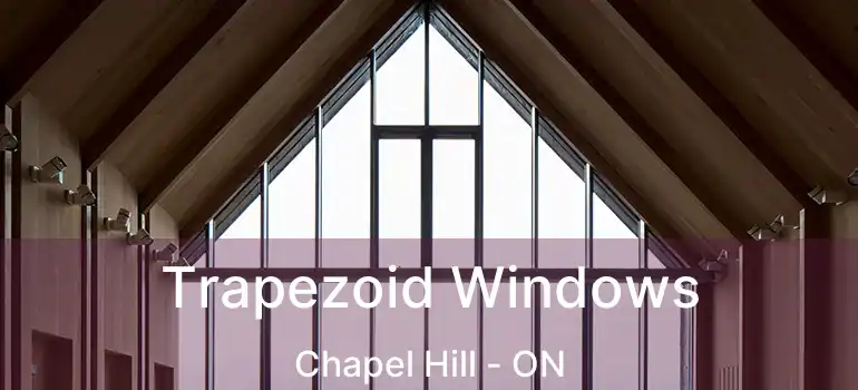  Trapezoid Windows Chapel Hill - ON