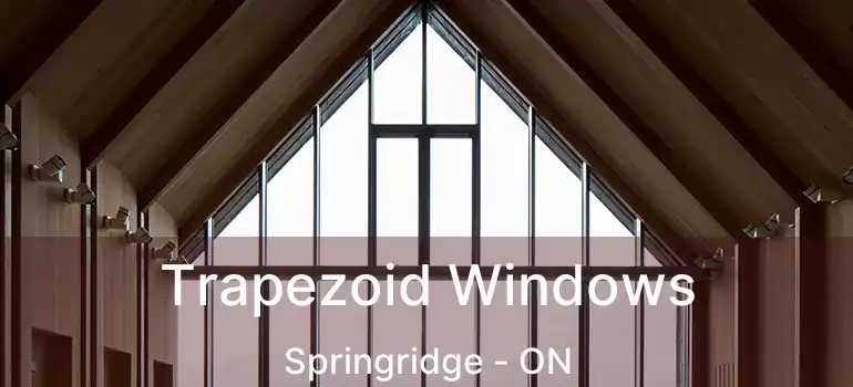 Trapezoid Windows Springridge - ON