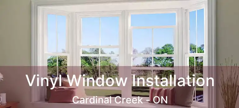  Vinyl Window Installation Cardinal Creek - ON