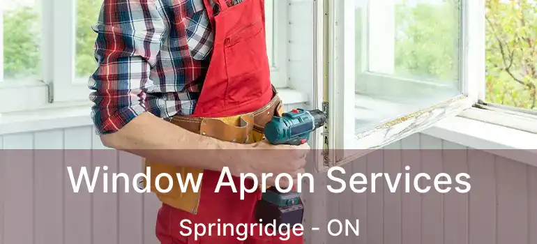  Window Apron Services Springridge - ON