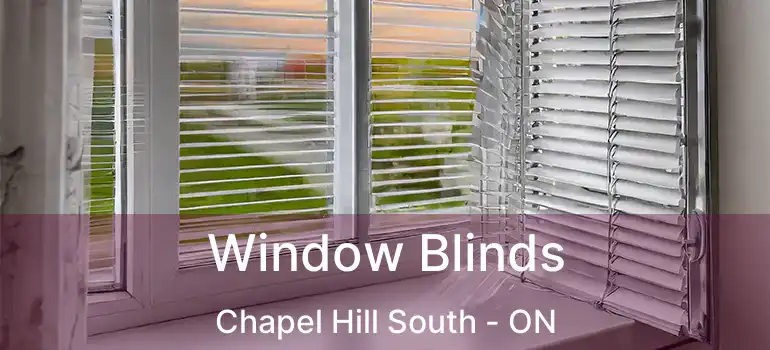  Window Blinds Chapel Hill South - ON