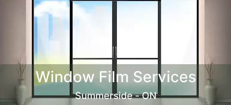  Window Film Services Summerside - ON