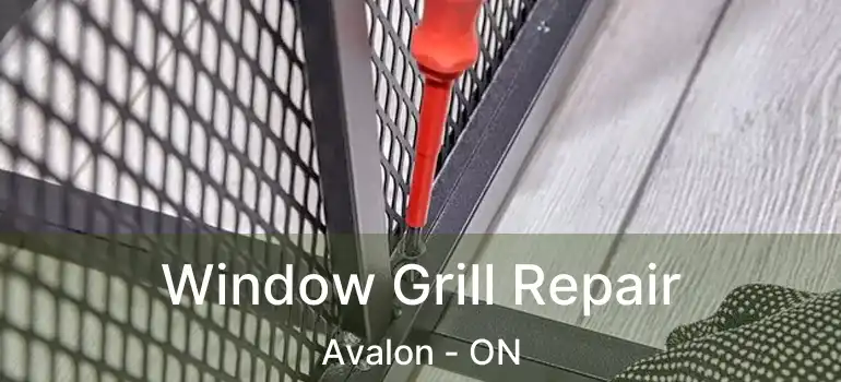  Window Grill Repair Avalon - ON