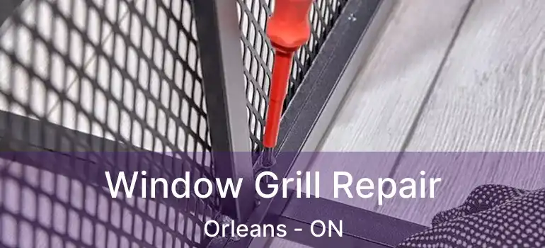  Window Grill Repair Orleans - ON
