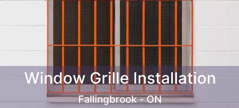  Window Grille Installation Fallingbrook - ON