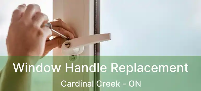  Window Handle Replacement Cardinal Creek - ON