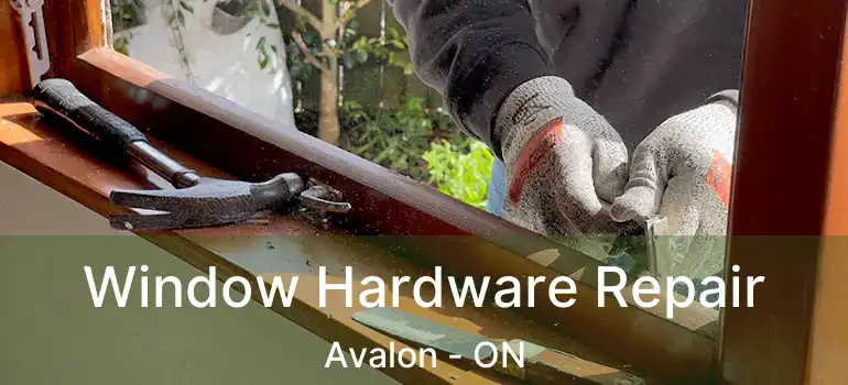  Window Hardware Repair Avalon - ON