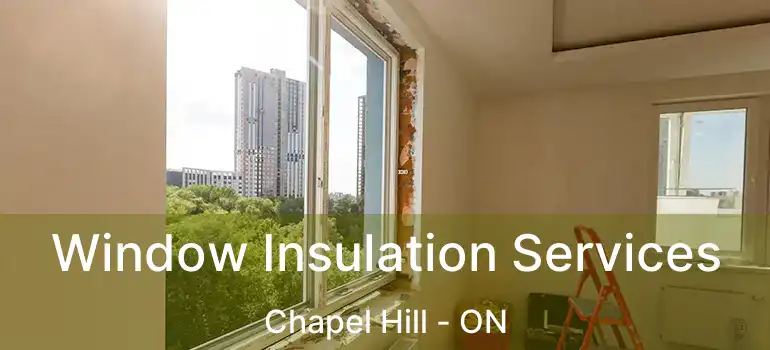  Window Insulation Services Chapel Hill - ON