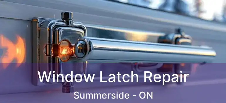  Window Latch Repair Summerside - ON