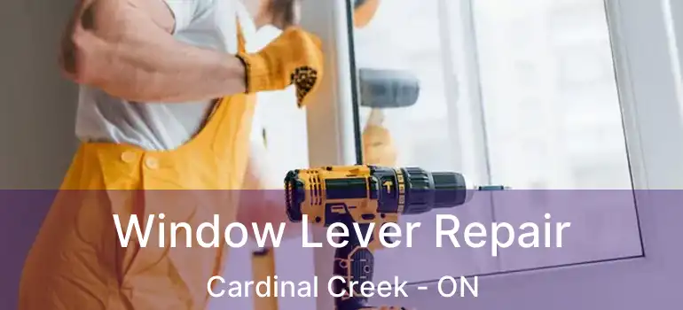  Window Lever Repair Cardinal Creek - ON