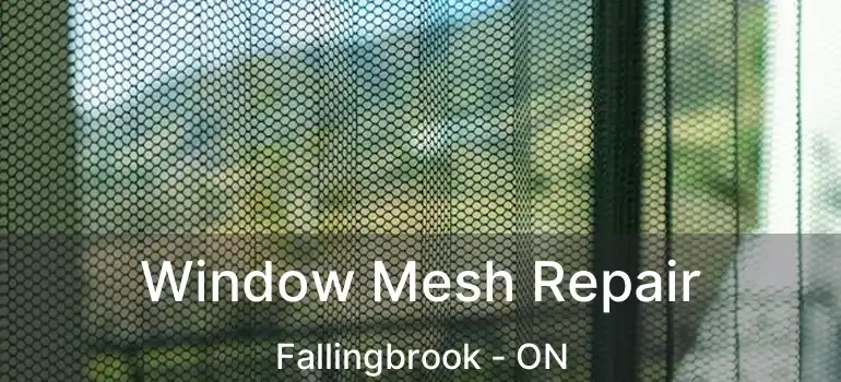  Window Mesh Repair Fallingbrook - ON
