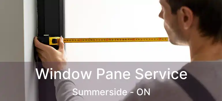  Window Pane Service Summerside - ON