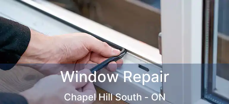  Window Repair Chapel Hill South - ON