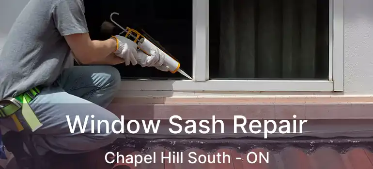  Window Sash Repair Chapel Hill South - ON