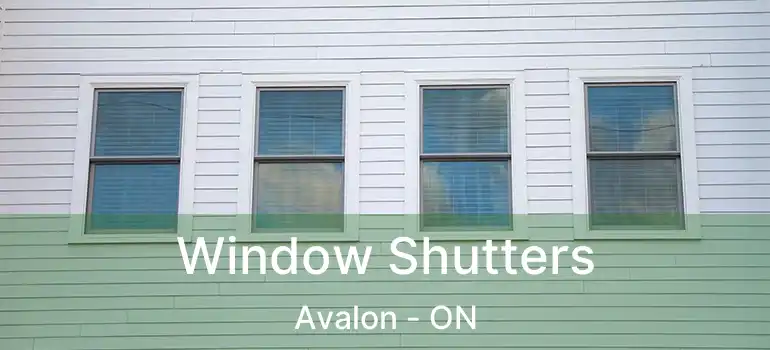  Window Shutters Avalon - ON