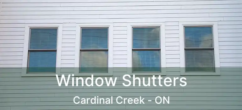  Window Shutters Cardinal Creek - ON